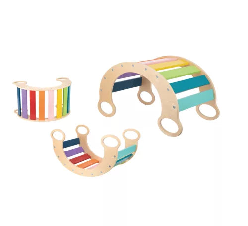 Szivárvány montessori hinta