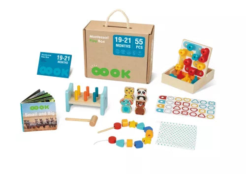 Montessori fejlesztő doboz 19-21 hónapos korosztály részére